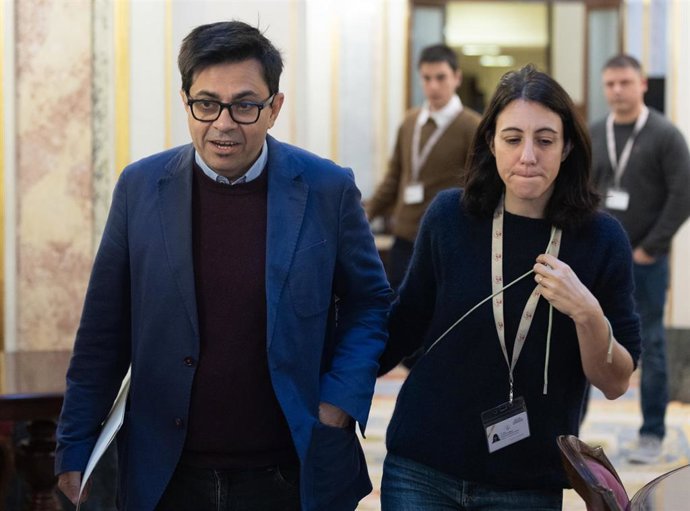 El secretario primero de la Mesa del Congreso, Gerardo Pisarello, a su llegada a una reunión de la Mesa del Congreso de los Diputados, a 7 de noviembre de 2023, en Madrid (España).