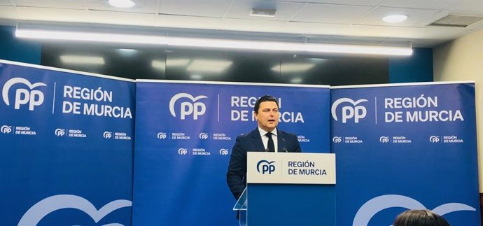El secretario general del Partido Popular de la Región de Murcia, José Miguel Luengo