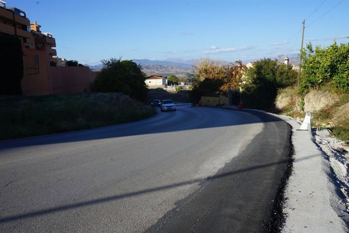 La avenida Fuengirola, en el municipio de Coín.