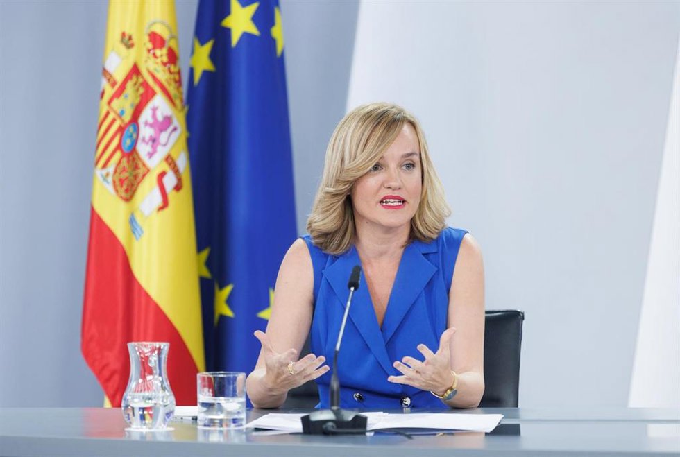 Archivo - La ministra de Educación y Formación Profesional, Pilar Alegría,