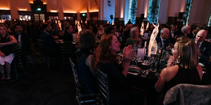 Over 280 guests were in attendance at the ceremony in London