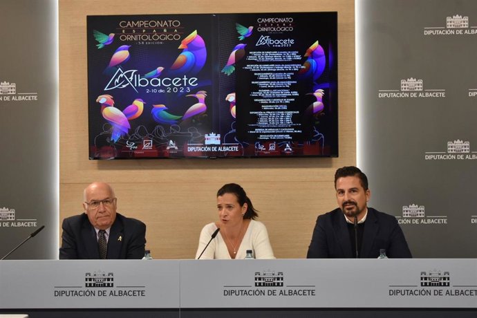 Presentación del campeonato nacional de la ornitología en Albacete