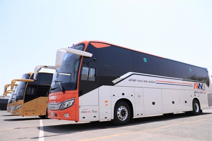 Autobusos de Moventis a l'Arbia Saudita