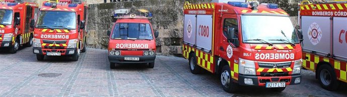 Coches de Bomberos de Córdoba, en una imagen de archivo.