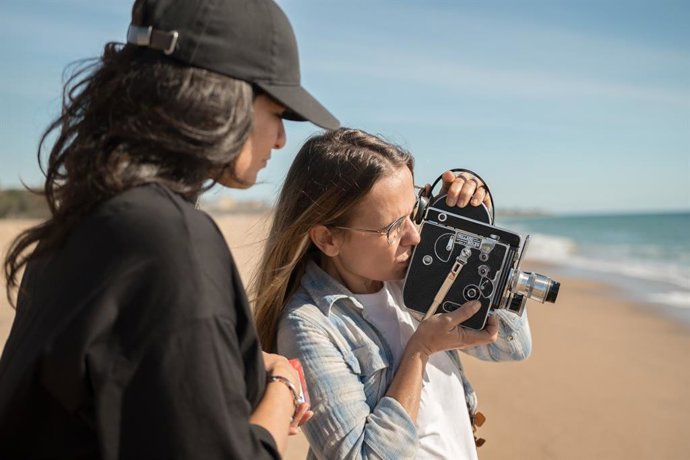 Imatge del rodatge d''On eres quan hi eres?'