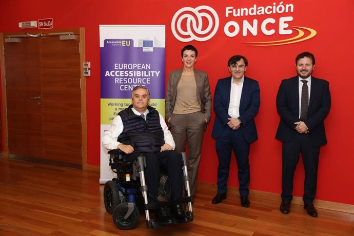 Encuentro organizado por 'AccessibleEU' en la sede de Fundación ONCE en Madrid, a 7 de noviembre de 2023
