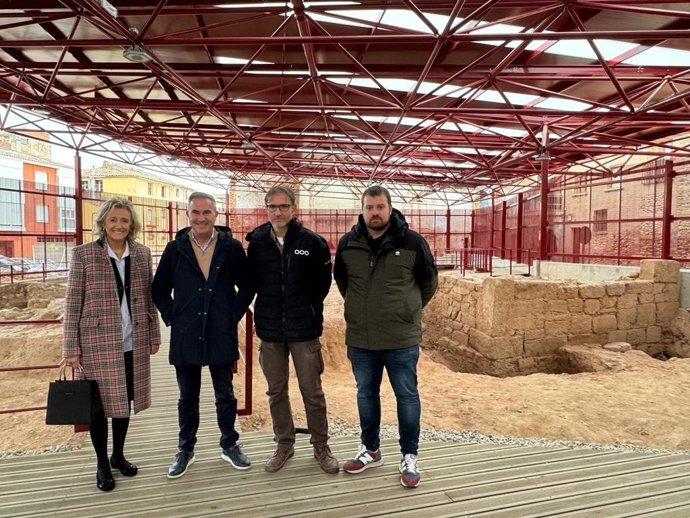 Recibidas las obras de puesta en valor y cubrición del yacimiento arqueológico "Las Medranas" en Calahorra