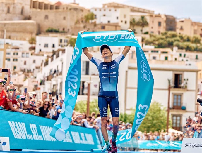 La alemana Anne Haug, vencedora del PTO Tour en Ibiza en 2023.