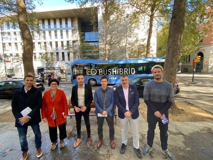 Presentación de la mejora de las frecuencia de paso del bus L6 que une Girona, Sarri de Ter y Sant Juli de Ramis