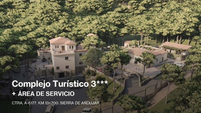 Vista del futuro complejo turístico