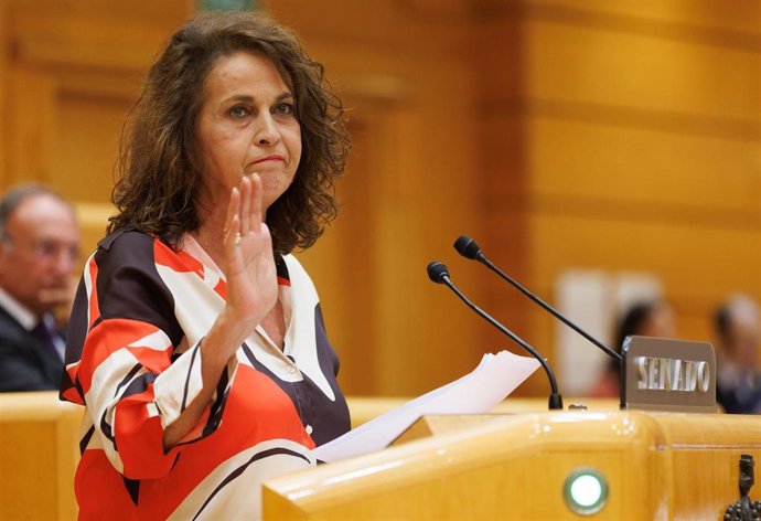 Archivo - La senadora Carla Delgado en una foto de archivo.
