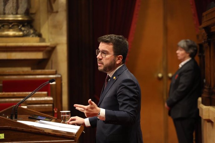 El president de la Generalitat, Pere Aragons