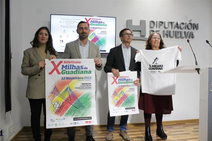 Presentación en la Diputación de Huelva de la X Millas del Guadiana.