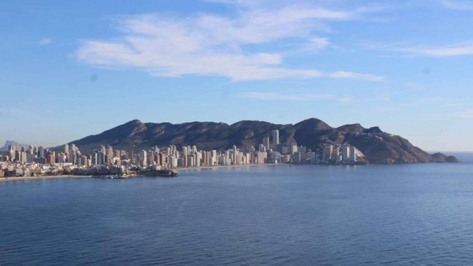 Imagen de la localidad de Benidorm (Alicante).