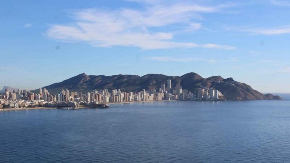 Imagen de la localidad de Benidorm (Alicante).