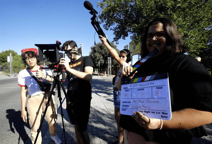 Rodaje express de Un día cualquiera, corto ganador en 2022 de la Semana del Cine de Córdoba.