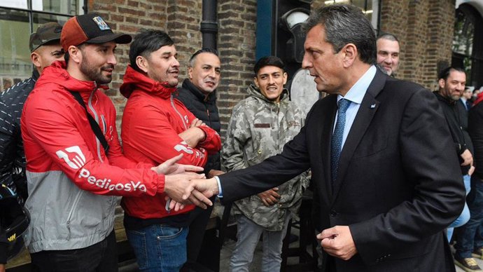 Argentina.- Cuáles son las propuestas de Massa para los trabajadores de delivery