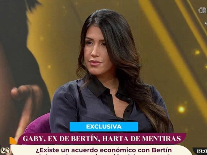 Gabriela Guillén en el plató de 'Y ahora Sonsoles'.