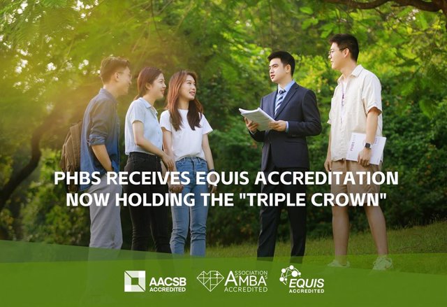 PHBS receives EQUIS Accreditation, now holding the "Triple Crown"