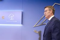Feijóo pide "respeto y ejemplaridad" en protestas contra pactos de Sánchez, a quien culpa de generar "malestar social"