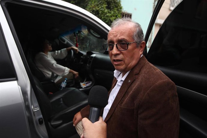Archivo - Nicanor Boluarte, hermano de la presidenta peruana Dina Boluarte