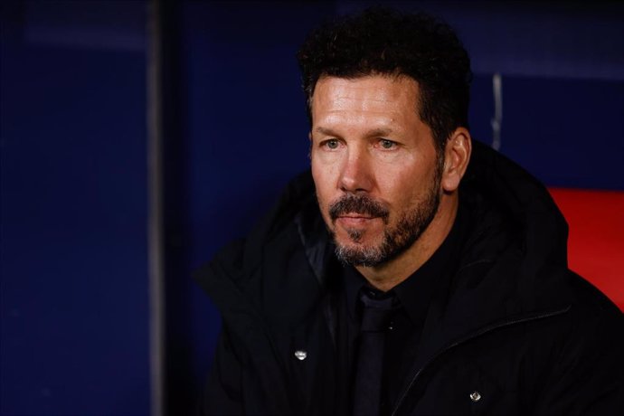 Diego Pablo Simeone, entrenador del Atlético de Madrid.