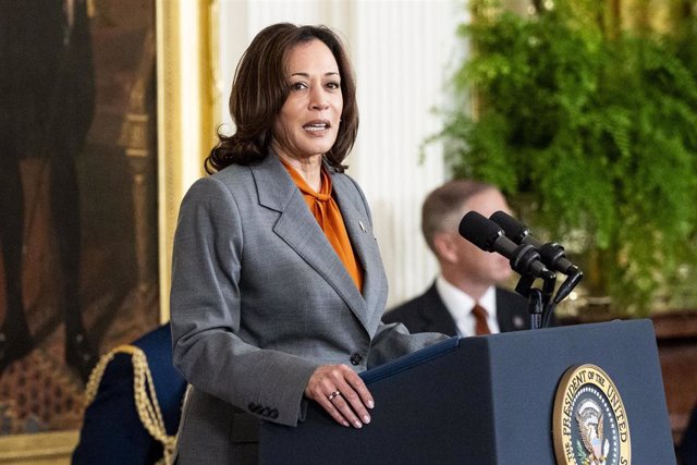 La vicepresidenta de Estados Unidos, Kamala Harris