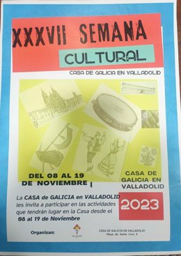 Cartel de la Semana Cultural.