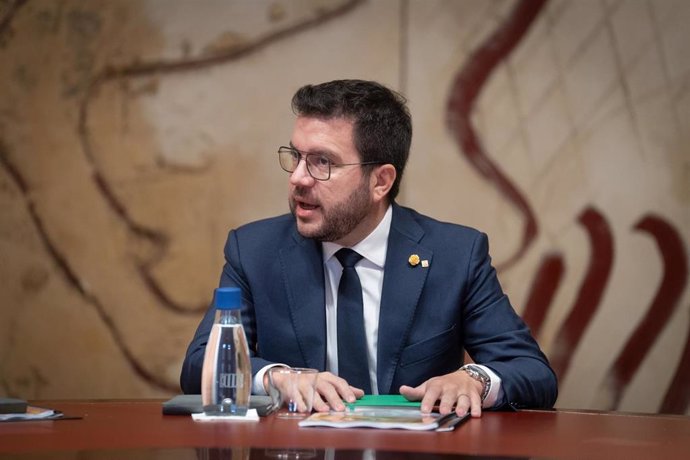 El presidente de la Generalitat, Pere Aragons, en una imagen de archivo. 