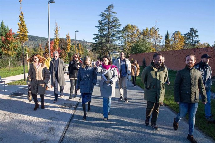 Visita al nuevo parque de Aranzadi.