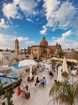 Archivo - El Hotel Bodega Tío Pepe, elegido el mejor alojamiento enoturístico de España 