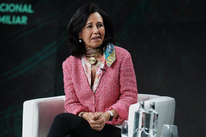 La presidenta de Banco Santander, Ana Patricia Botín, a 23 de octubre de 2023, en Bilbao, Vizcaya, País Vasco (España).