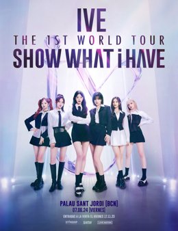 Cartell del concert del grup Ive a Barcelona