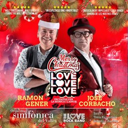 Cartell de l'espectacle 'LOVE LOVE LOVE' de José Corbacho i Ramon Gener
