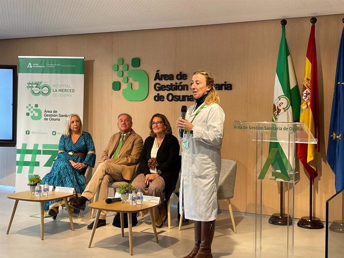 La nueva gerente del Área Sanitaria de Osuna (Sevilla), Belén Lozano.