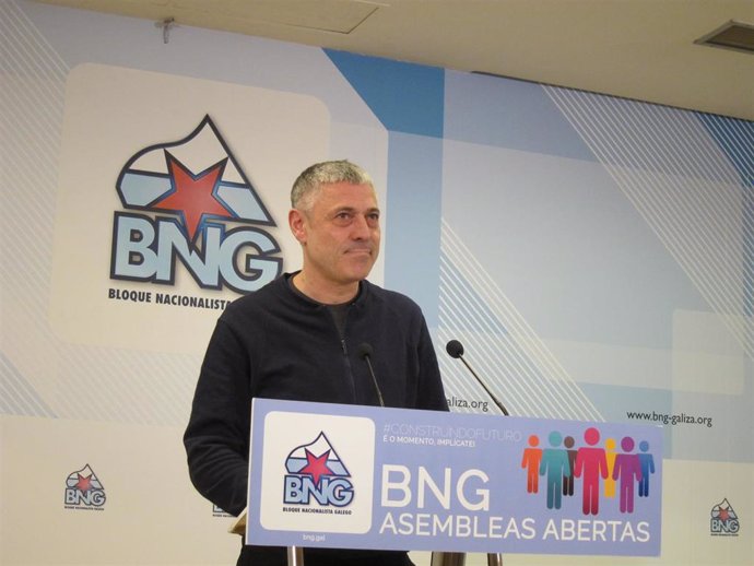 Archivo - Bieito Lobeira, secretario de Organización del BNG