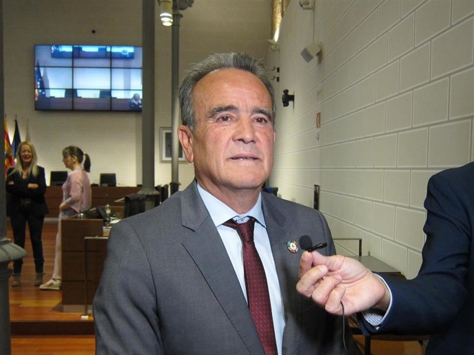 Archivo - El presidente de la Diputación de Zaragoza, Juan Antonio Sánchez Quero.