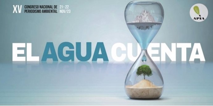 La Asociación de Periodistas de Información Ambiental (APIA) celebrará el 21 y 22 de noviembre su XV Congreso de Información Ambiental bajo el lema 'El agua cuenta'.