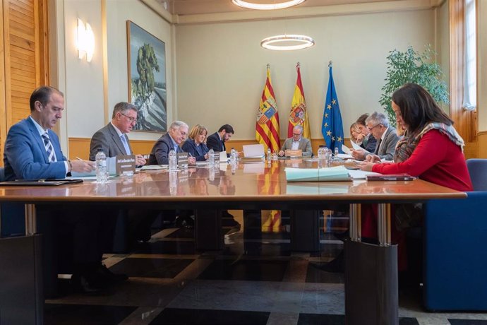 Reunión del Consejo de Gobierno de Aragón.