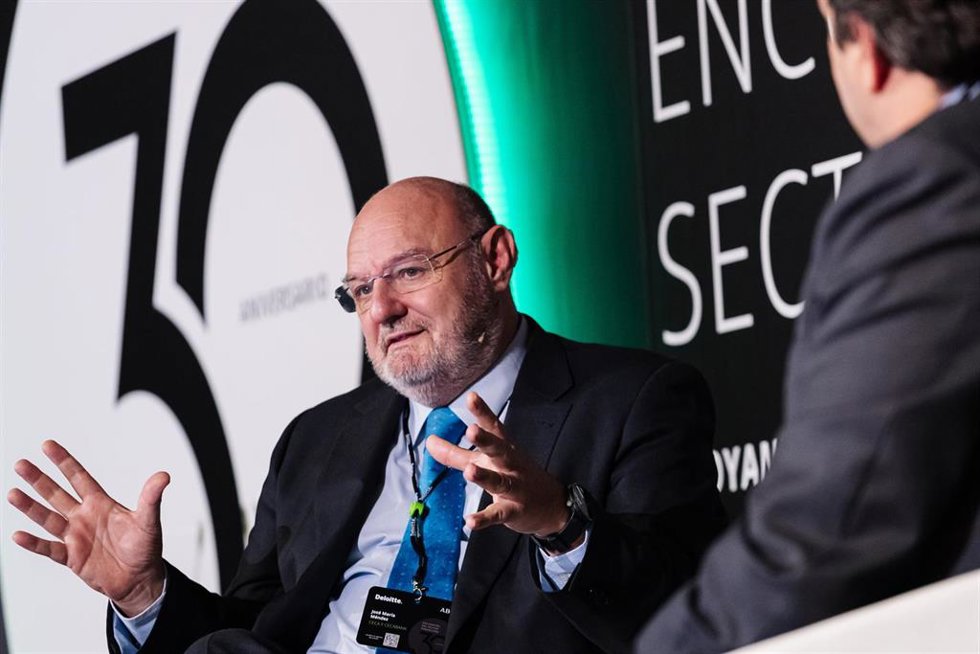 El director general de la CECA y CEO de Cecabank, José María Méndez, participa en la segunda jornada del XXX Encuentro del Sector Financiero.