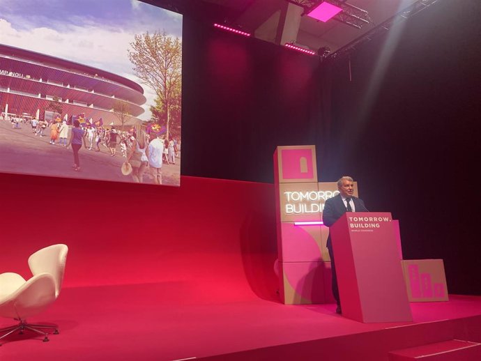 El presidente del FC Barcelona, Joan Laporta.