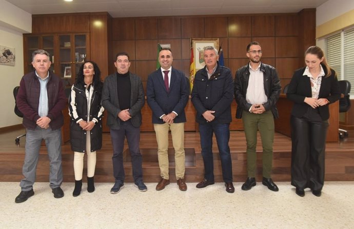 Visita de la Diputación de Granadal al Ayuntamiento de Escúzar