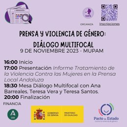 Adipm organiza en Málaga un diálogo sobre prensa y violencia de género.