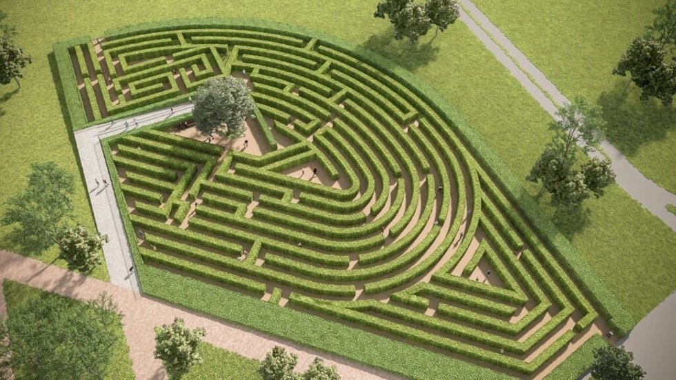 Proyecto del laberinto en Olárizu