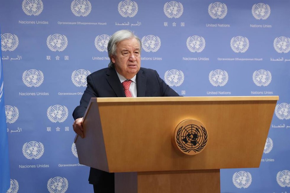 El secretario general de la ONU, António Guterres