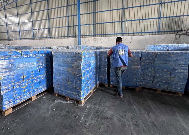 Trabajadores de la ONU en la Franja de Gaza