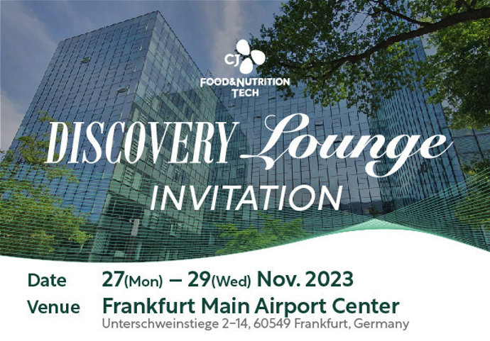CJ Europe to showcase New Food and Nutrition Solutions at CJ FNT Discovery Lounge in Frankfurt