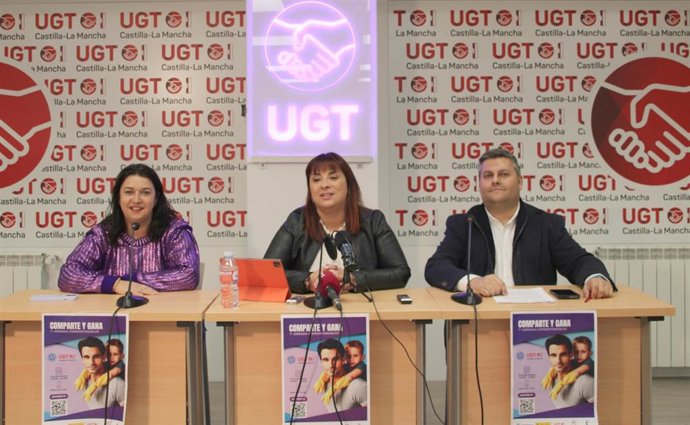 La vicesecretaria general de UGT, Cristina Antoñanzas, en Toledo.