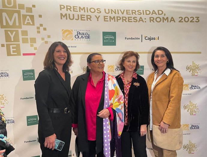Premios Roma 2023 del Consejo Social de la UPO, con la Diputación de Sevilla y la Fundación Cajasol.