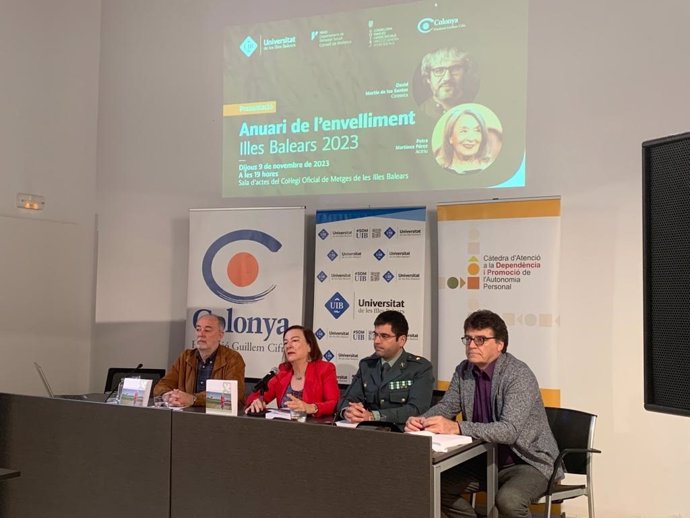 Presentación del 'Anuario del Envejecimiento' de la Universitat de les Illes Balears (UIB) 2023